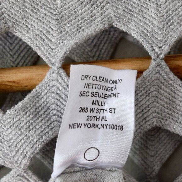 MILLY Top, Heather Gray, Size Small - Picture 7 of 8